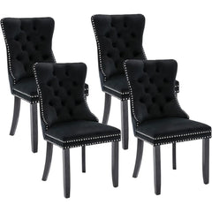 Tufted Dining Chairs Set - Thekozyhome