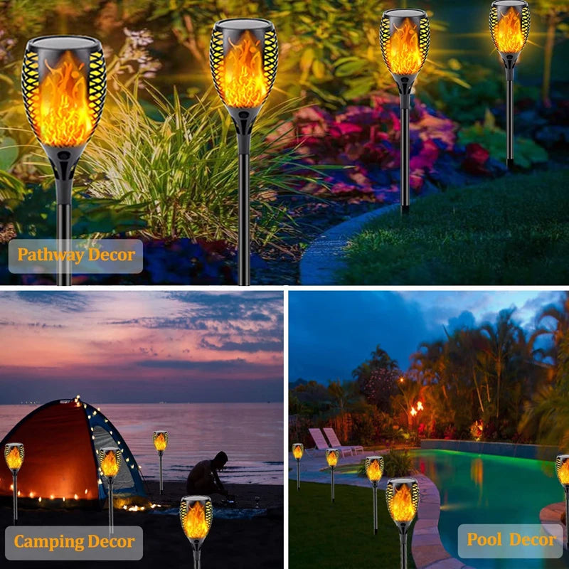 Waterproof Garden Flickering Dancing Flame Lamp - Thekozyhome