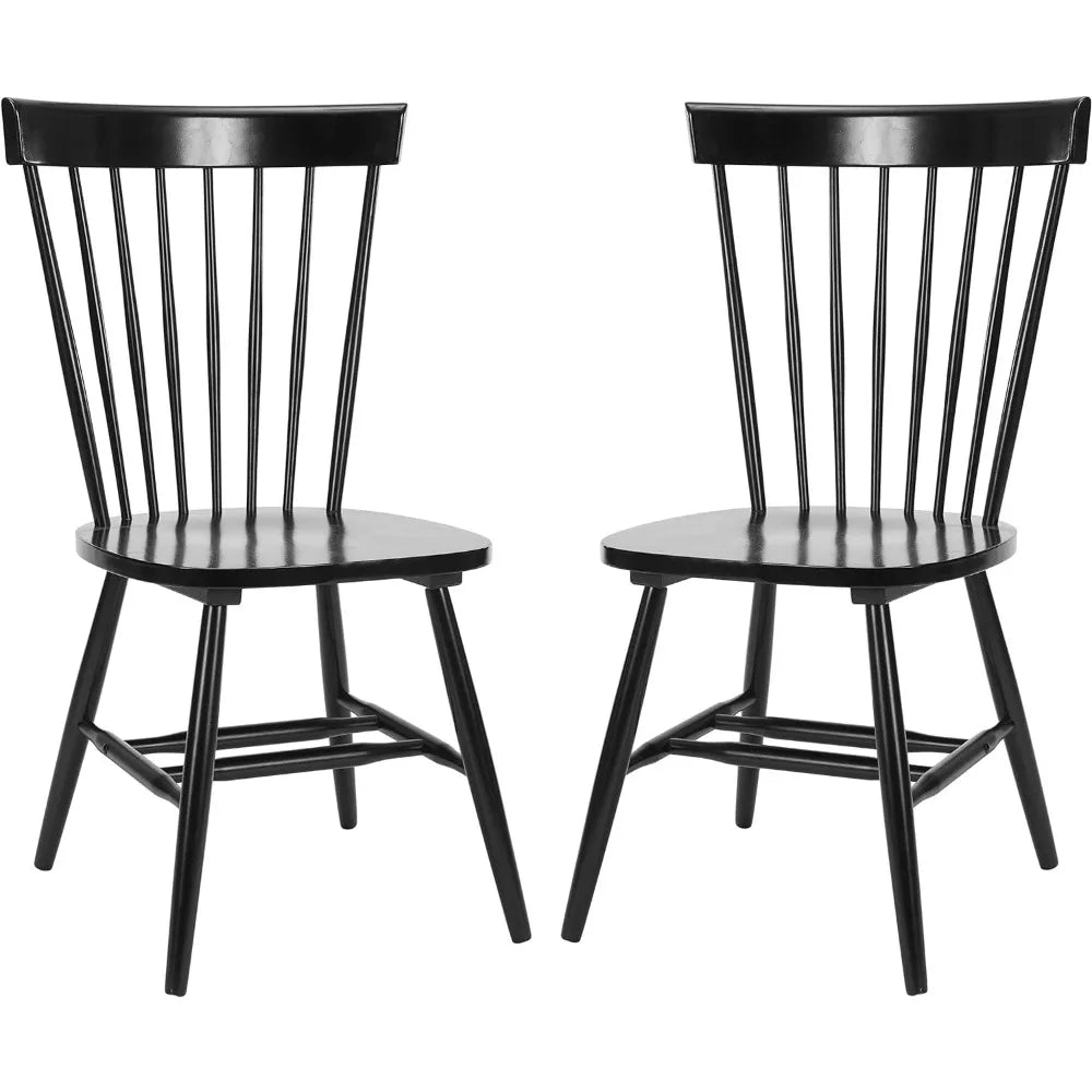 Wood Black Spindle Side Chair - Thekozyhome