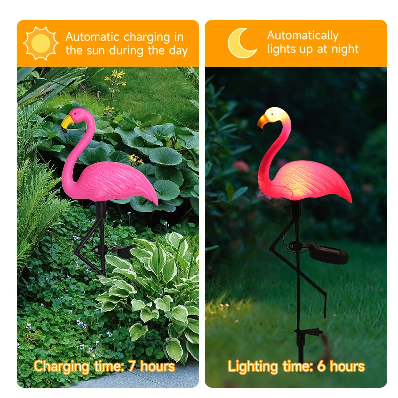 Solar Flamingo Light LED Outdoor - Thekozyhome
