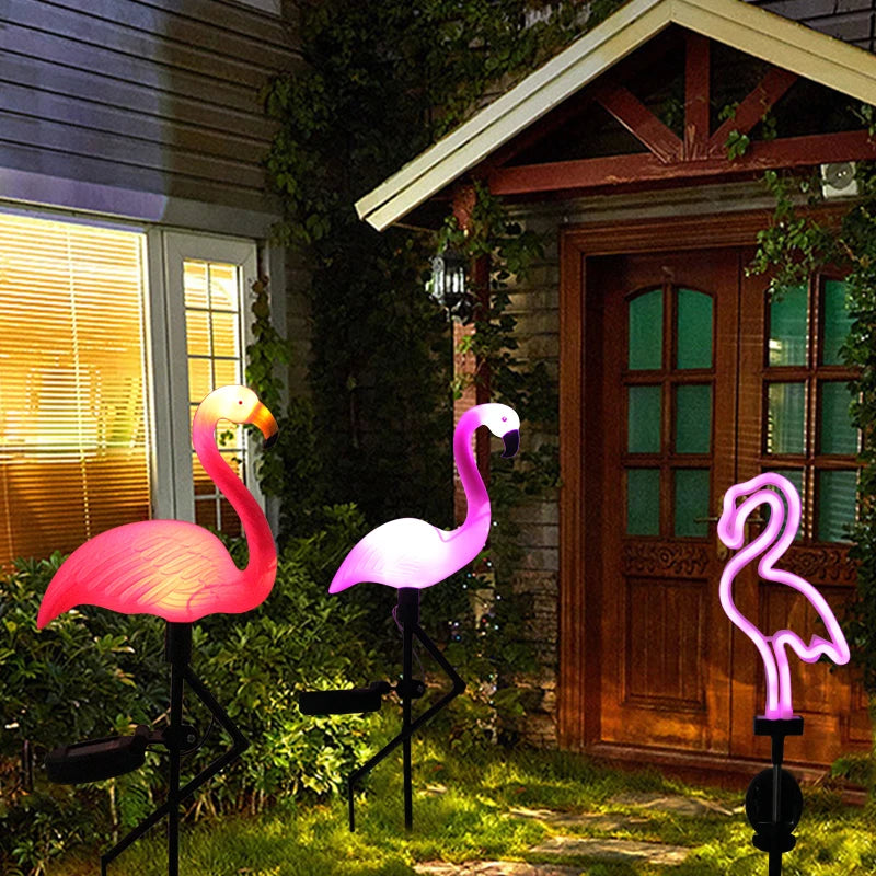Solar Flamingo Light LED Outdoor - Thekozyhome