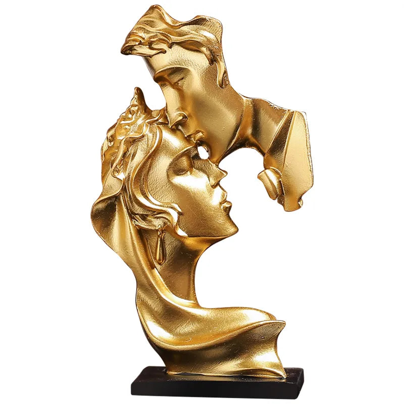 Lovers Statue Figurine Kissing Posture Model - Thekozyhome